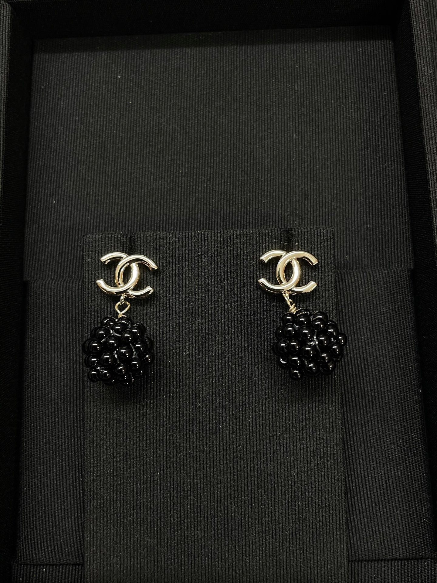 CC Beaded Drop earrings