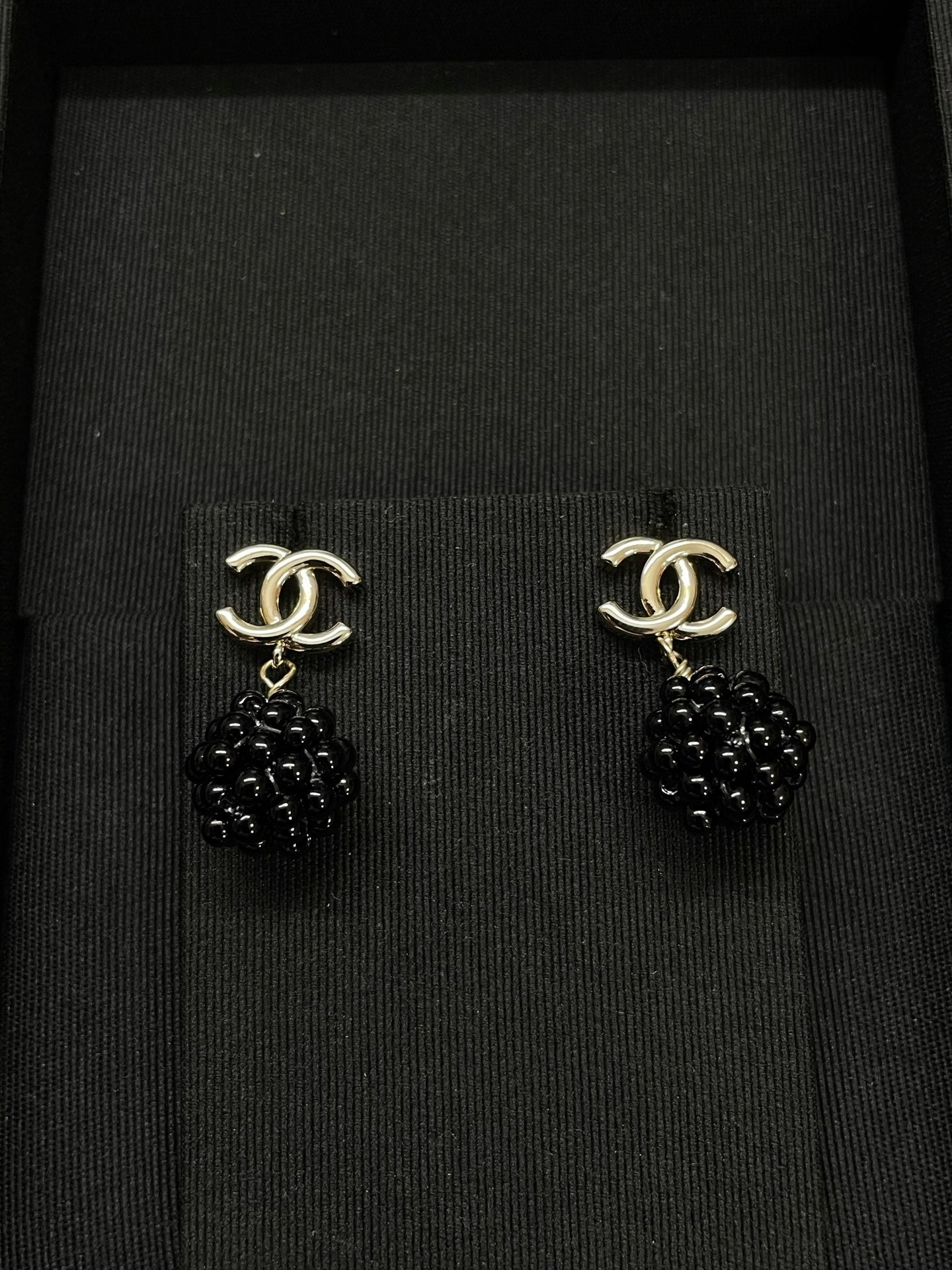 CC Beaded Drop earrings