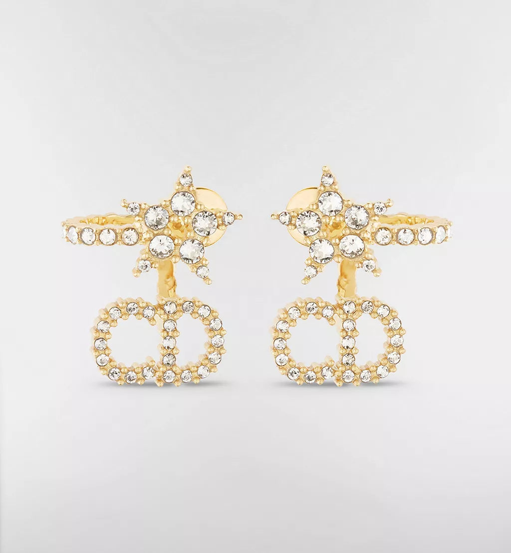 CD Clair D Lune Gold With White Crystals