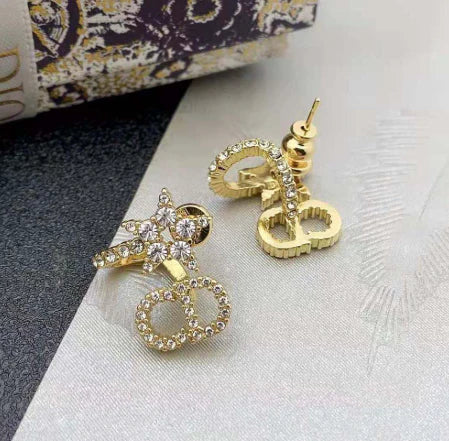 CD Clair D Lune Gold With White Crystals