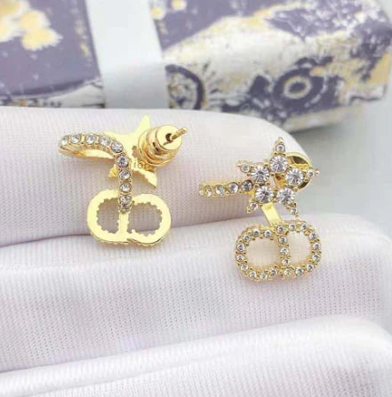 CD Clair D Lune Gold With White Crystals