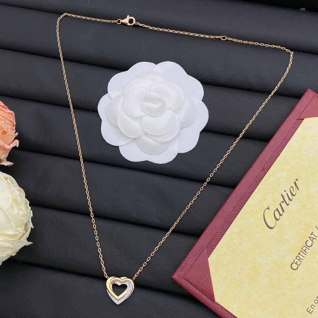 Trinity Heart Cartier Necklace